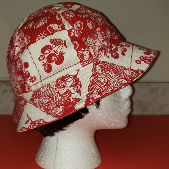 Strawberry and Cherries Bucket Hat - Picture 2 of 9